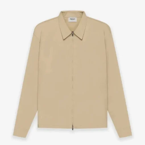 ESSENTIALS Twill Jacket Khaki