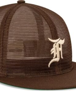 Fear of God Essentials 59Fifty F Mesh Hat 'Walnut'