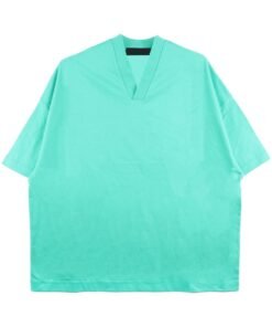 Essentials logo flocked cotton shirt